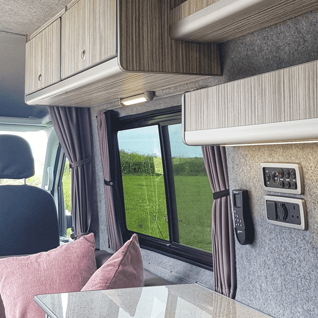 For MAN TGE /New Crafter Premium 1 x Side Window Curtains | Van-X