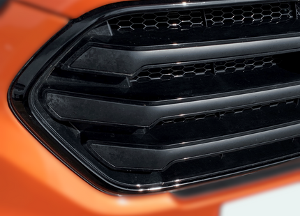 For Ford Transit Custom Front Grille 2018-2023 | Gloss Black Pre-Painted Styling Upgrade | Van-X