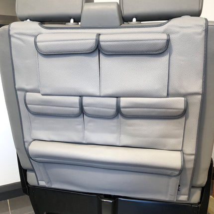 For VW T6 & T6.1 Transporter Double Back Seat Organiser – Premium Leatherette Storage | Van-X