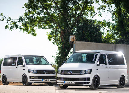 For VW T6 Transporter SWB Side Skirts Candy White Plastic Painted and Ready to Fit