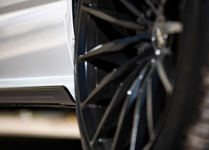 For VW T6 Transporter SWB Side Skirts Candy White Plastic Painted and Ready to Fit