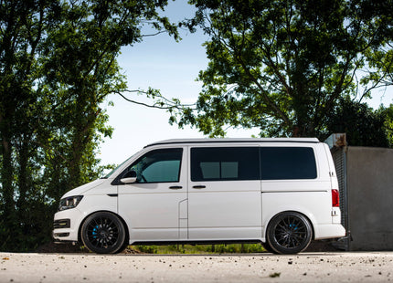For VW T6 Transporter SWB Side Skirts Candy White Plastic Painted and Ready to Fit