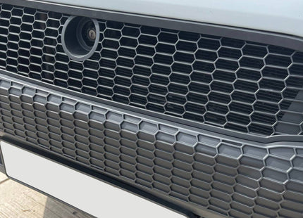 For Ford Transit Custom MK1 Honeycomb Front Grille Matte Black (2012–2018) | Van-X
