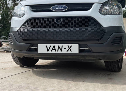 For Ford Transit Custom MK1 Honeycomb Front Grille Matte Black (2012–2018) | Van-X