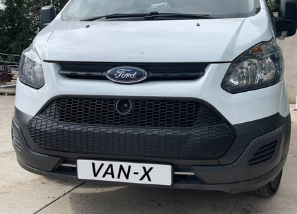 For Ford Transit Custom MK1 Honeycomb Front Grille Matte Black (2012–2018) | Van-X