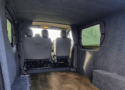 For Vauxhall Vivaro Cab Divider Curtain Kit with Rail Premium Quality - Van-X