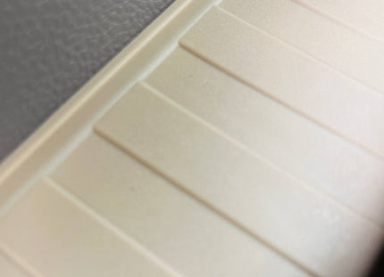 For MAN TGE / VW Crafter New Shape Door Pocket Rubber Liner Inserts Grey | Anti-Rattle Door Mats | Van-X