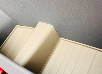 For MAN TGE / VW Crafter New Shape Door Pocket Rubber Liner Inserts Grey | Anti-Rattle Door Mats | Van-X