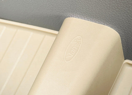 For MAN TGE / VW Crafter New Shape Door Pocket Rubber Liner Inserts Grey | Anti-Rattle Door Mats | Van-X
