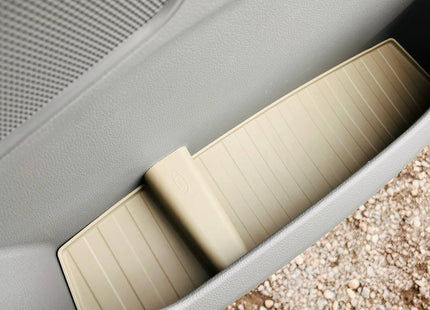 For MAN TGE / VW Crafter New Shape Door Pocket Rubber Liner Inserts Grey | Anti-Rattle Door Mats | Van-X