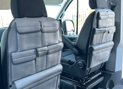 For VW Crafter / ManTGE,  Captain seats Van or Campervan back Seat storage Organiser, Van-x premium
