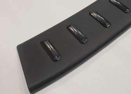 For Vauxhall Vivaro Rear Bumper Protector | Black Plastic Bumper Protector | Van-X