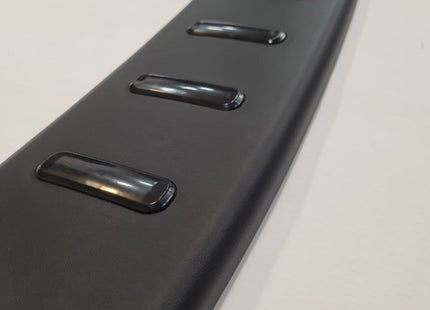 For Vauxhall Vivaro Rear Bumper Protector | Black Plastic Bumper Protector | Van-X