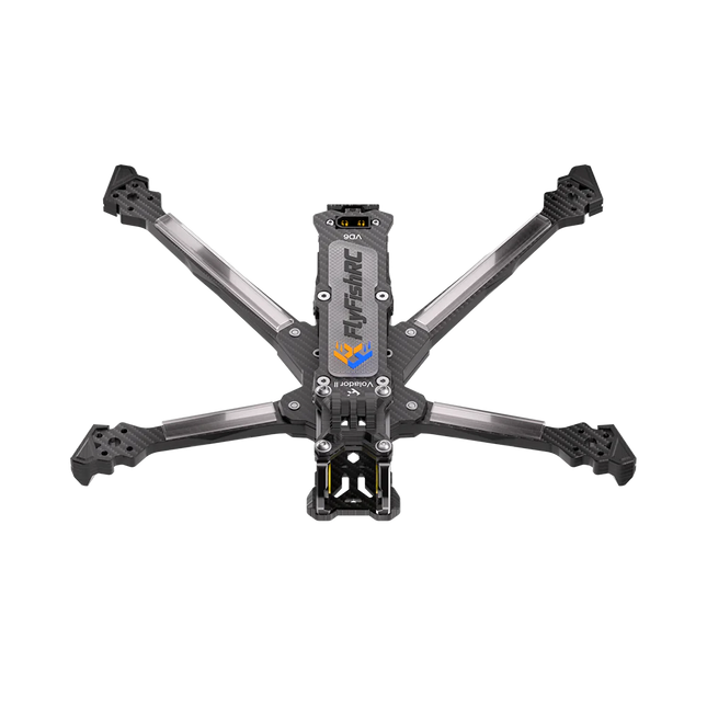 FlyFish RC Volador II VD6 O4 Pro Deadcat FPV T700 Frame Kit (DJI O4 Pro Air Unit Version) with Black TPU Prints