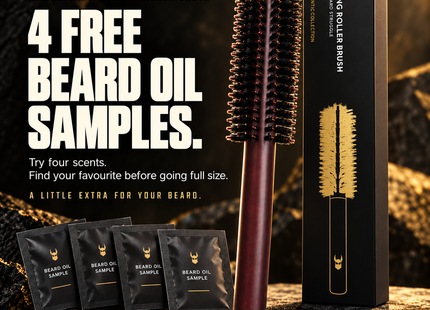 Viking Roller Beard Brush