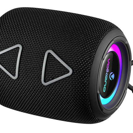 Volkano Topaz Series RGB Bluetooth 5.3 Portable Speaker with FM Radio