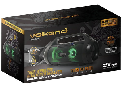VolkanoX Cobra Series Bluetooth Speaker With FM Radio