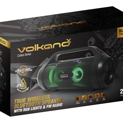 VolkanoX Cobra Series Bluetooth Speaker With FM Radio