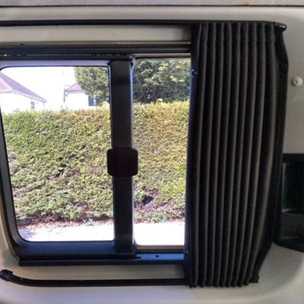 For Fiat Scudo Premium Window Curtains - Black/Black - CREATE YOUR OWN BUNDLE! | Van-X