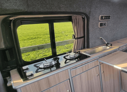 For VW Caddy Premium 1 x Side Sliding Door Window Curtains Van-X