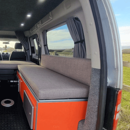 For Peugeot Expert Premium Window Curtains - Black/Grey - CREATE YOUR OWN BUNDLE! | Van-X