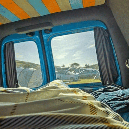 For Peugeot Expert Premium Window Curtains - Black/Grey - CREATE YOUR OWN BUNDLE! | Van-X