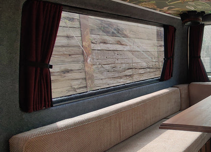 For VW T4 Transporter Camper 2 x Side Window Curtain Kit – Premium Line | Van-X