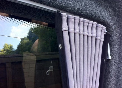 For VW T3 Transporter Premium 2 x Side Window Curtains Van-X
