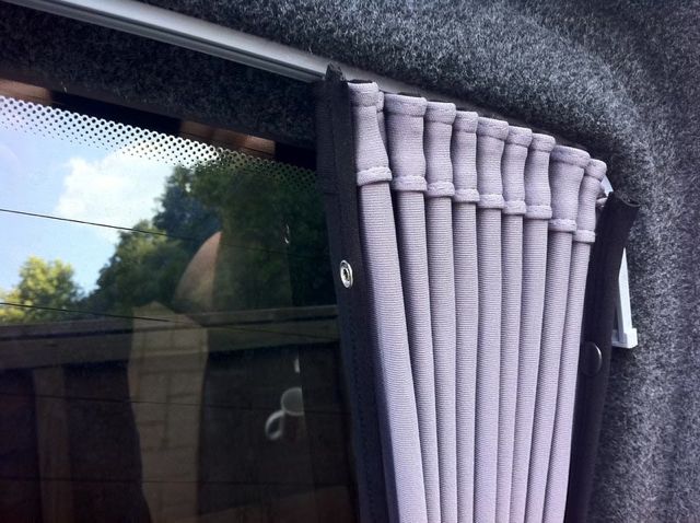 For VW T3 Premium 2 x Side Window Curtains Van-X