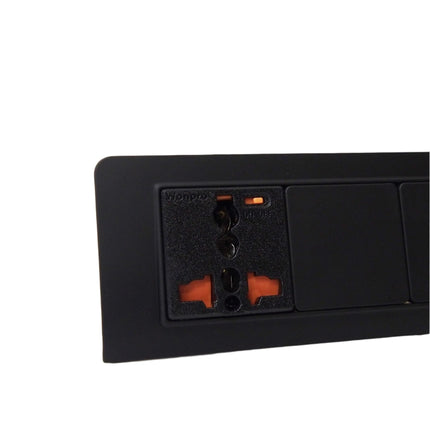For VW T5 & T5.1 Transporter Matte Black Hazard Warning Light Switch – Painted & Ready to Fit