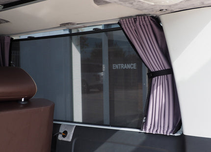 For VW T5 Caravelle / Shuttle 2 x Side Curtain Kit | Campervan Blackout Blind | Van-X