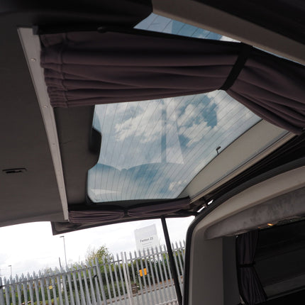 For VW T4 Caravelle/Shuttle Premium 1 x Tailgate Window Curtain with rails Van-X