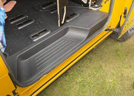 For VW T6.1 V3 Barndoor Threshold Cover + Side Step