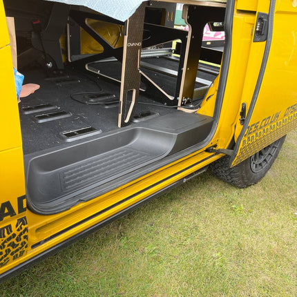 For VW T6.1 V3 Tailgate Threshold Cover + Side Step