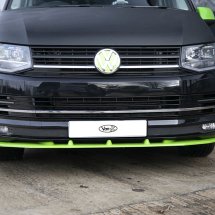 For VW T6 Transporter Light Bar DRL Kit Gloss Black | Highline & Sportline Bumper