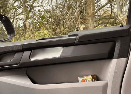For VW T6 Transporter Lower Dash Styling Trims Comfort Dash Matte Black (Set of 6) Painted and Ready to Fit | Van-X