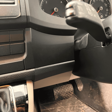 For VW T6 Transporter Lower Dash Styling Trims Comfort Dash Matte Black (Set of 6) Painted and Ready to Fit | Van-X