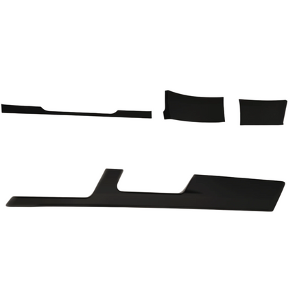 For VW T6 Transporter Lower Dash Styling Trims Comfort Dash Matte Black (Set of 6) Painted and Ready to Fit | Van-X