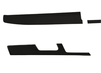For VW T6 Transporter Lower Dash Styling Trims Comfort Dash Matte Black (Set of 6) Painted and Ready to Fit | Van-X