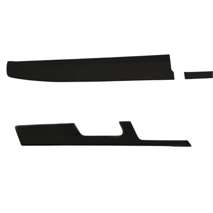 For VW T6 Transporter Lower Dash Styling Trims Comfort Dash Matte Black (Set of 6) Painted and Ready to Fit | Van-X