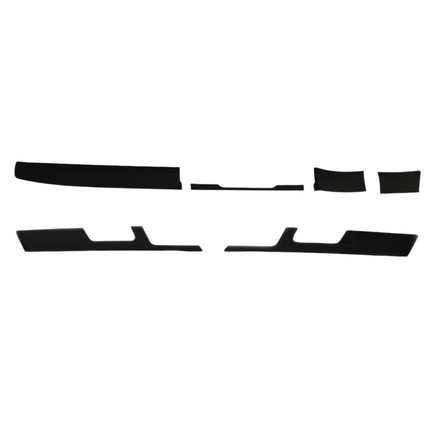 For VW T6 Transporter Lower Dash Styling Trims Comfort Dash Matte Black (Set of 6) Painted and Ready to Fit | Van-X