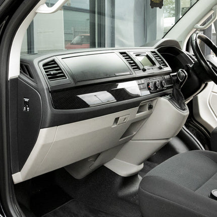 For VW Transporter T6 RHD Lower Dash Trim Carbon Effect – Interior Styling Accessories