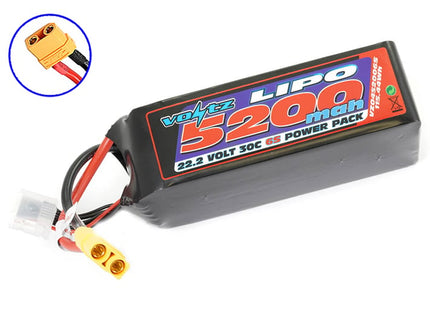Voltz 5200mah 22.2V 30c Lipo Battery (XT90)