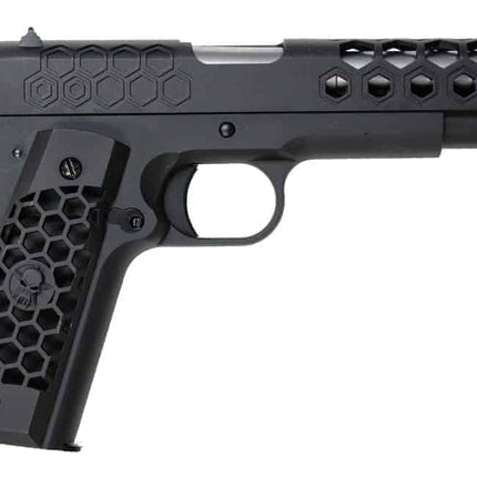 WE 1911 Hex Cut GBB Pistol - Black