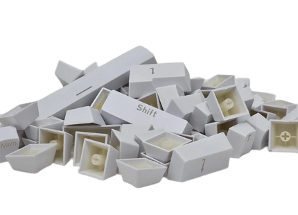 TKC ABS White Double Shot Keycap